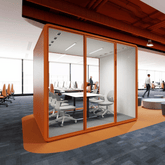 Hecor ZUM-XL Office Soundproof Privacy Silence Pod for 6-Person